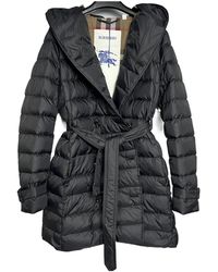 Burberry - Short Nylon Hooded Puffer Coat - Lyst