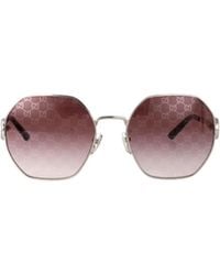 Gucci - Eyewear Irregular Frame Sunglasses - Lyst