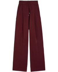Dries Van Noten - Hadium Pleated Wide-Leg Cotton Sweatpants - Lyst