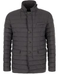 Herno - Stand-Up Collar Cotton Jacket - Lyst