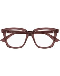 McQueen - Eyewear Square Frame Glasses - Lyst