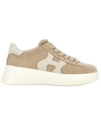 Hogan - Cream Rebel H562 Lace-Up Sneakers - Lyst