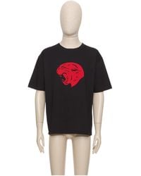 Valentino - Panther Printed Crewneck T-Shirt - Lyst