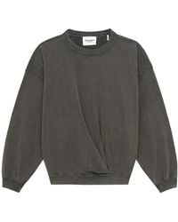 Isabel Marant - Isabel Marant Étoile Sauria Draped Sweatshirt - Lyst