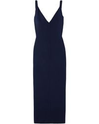 Galvan London - Tyra Stretch-Knit Midi Dress - Lyst