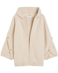 Max Mara - Vals Button Detailed Open-Front Cardigan - Lyst