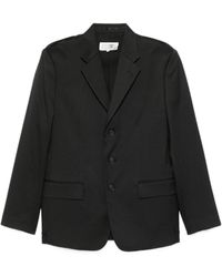 MM6 by Maison Margiela - Single-Breasted Long-Sleeved Jacket - Lyst