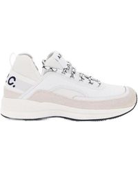 A.P.C. - Logo Print Sneakers - Lyst