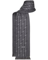 Dior - Homme Cd Icon Fringed Edge Scarf - Lyst
