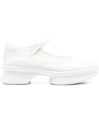 Prada - Round-Toe Mesh Ballerinas - Lyst