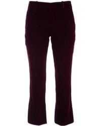 Saint Laurent - Cropped Flared Pants - Lyst