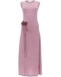 Baum und Pferdgarten - Ruched Flower Maxi Dress - Lyst
