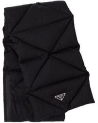 Prada - Re-Nylon Scarf With Extractable Hood - Lyst