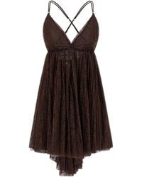 Elisabetta Franchi - Lace Mini Dress - Lyst