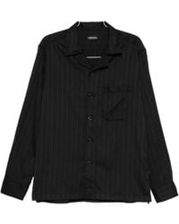 Tom Ford - Pinstripe-Pattern Pocket Shirt - Lyst