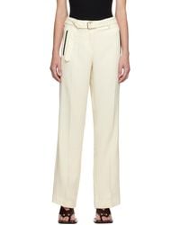 Paris Georgia Basics - Straight-Leg Casual Pants - Lyst
