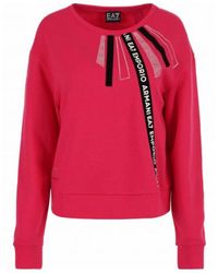 EA7 - Logo Details Hoodie - Lyst