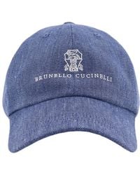 Brunello Cucinelli - Logo-Embroidered Baseball Hat - Lyst