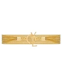 Saint Laurent - Cassandre Chain Bracelet - Lyst