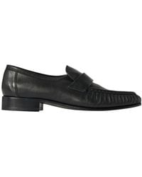 The Row - Soft-Leather Loafers - Lyst