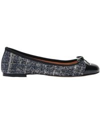 SCAROSSO - Carla Bow-Detailed Ballerina Shoes - Lyst