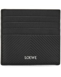 Loewe - Leather Logo Card Holder - Lyst