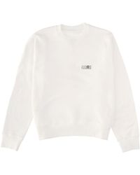 MM6 by Maison Margiela - Numeric Signature Label Crewneck Sweatshirt - Lyst
