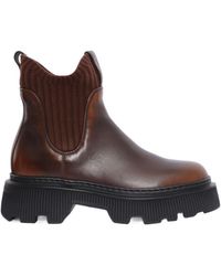 Santoni - Ribbed Mountain Boots - Lyst