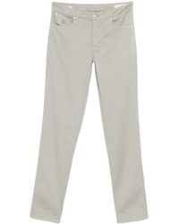 Brunello Cucinelli - Logo-Embroidered Trousers - Lyst