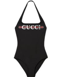Gucci - Sparkling Jersey Swimsuit With Print - Lyst