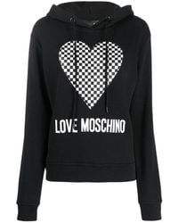 Moschino - Logo Hooded Sweater - Lyst