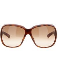 Gucci - Square Frame Sunglasses - Lyst