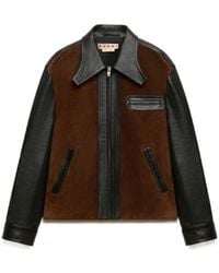 Marni - Long Sleeve Zip-Up Jacket - Lyst