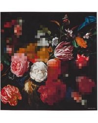 Dries Van Noten - Floral-Print Silk Scarf - Lyst