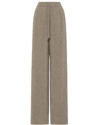 The Row - Ribbed-Knit Long-Sleeved Jumper - Lyst
