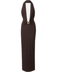 Christopher Esber - Embellished Halterneck Maxi Dress - Lyst