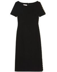 Gucci - Zip Detailed Short-Sleeved Dress - Lyst