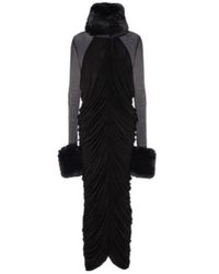 Magda Butrym - Faux Fur-Trimmed Maxi Dress - Lyst