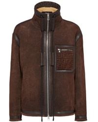 Fendi - High Neck Zip-Up Oversized Jacket - Lyst