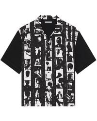 Givenchy - Shirt With Photographic Negative Print - Lyst