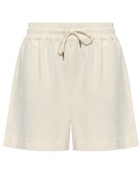 Moncler - Logo Patch Drawstring Shorts - Lyst