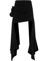 Magda Butrym - Viscose Mini Skirt - Lyst