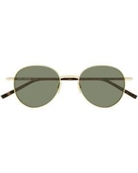 Saint Laurent - Eyewear Round Frame Sunglasses - Lyst