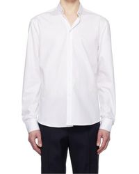 WOOYOUNGMI - Long Sleeve Stand Collar Shirt - Lyst