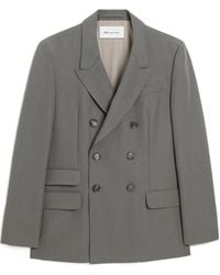 Ami Paris - New Wool Double Breasted Straight Jacket - Lyst