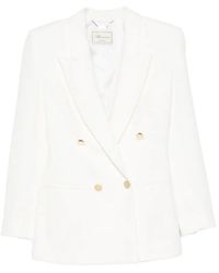 Blumarine - Double-Breasted Blazer - Lyst