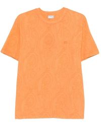 Etro - Paisley-Print T-Shirt - Lyst