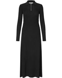 Samsøe & Samsøe - Long-Sleeved Ribbed Dress - Lyst