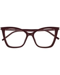 Saint Laurent - Eyewear Cat-Eye Glasses - Lyst
