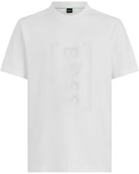 BOSS - Crew Neck Short-Sleeved T-Shirt - Lyst